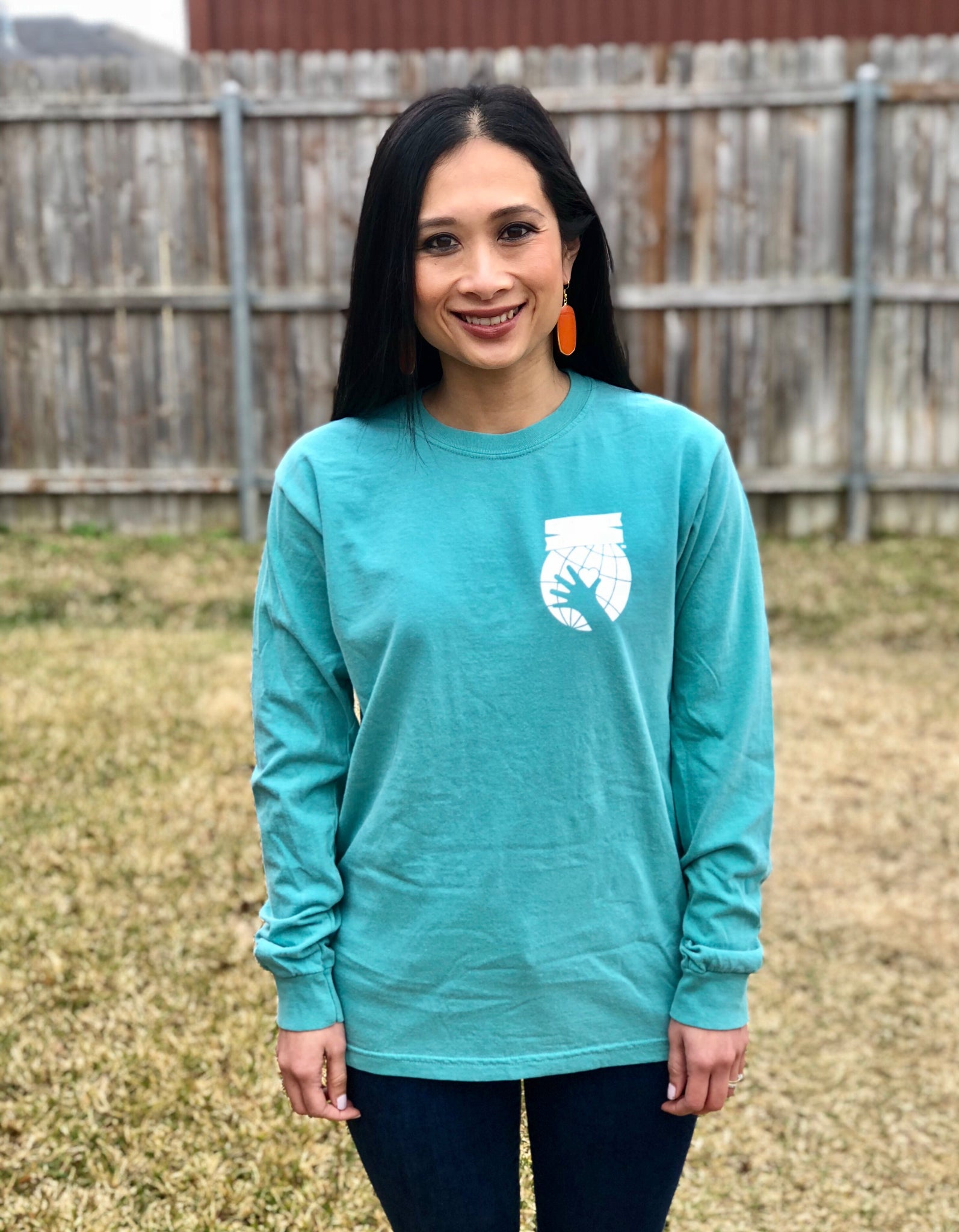Teal Long Sleeve Possible Starts Now Tee