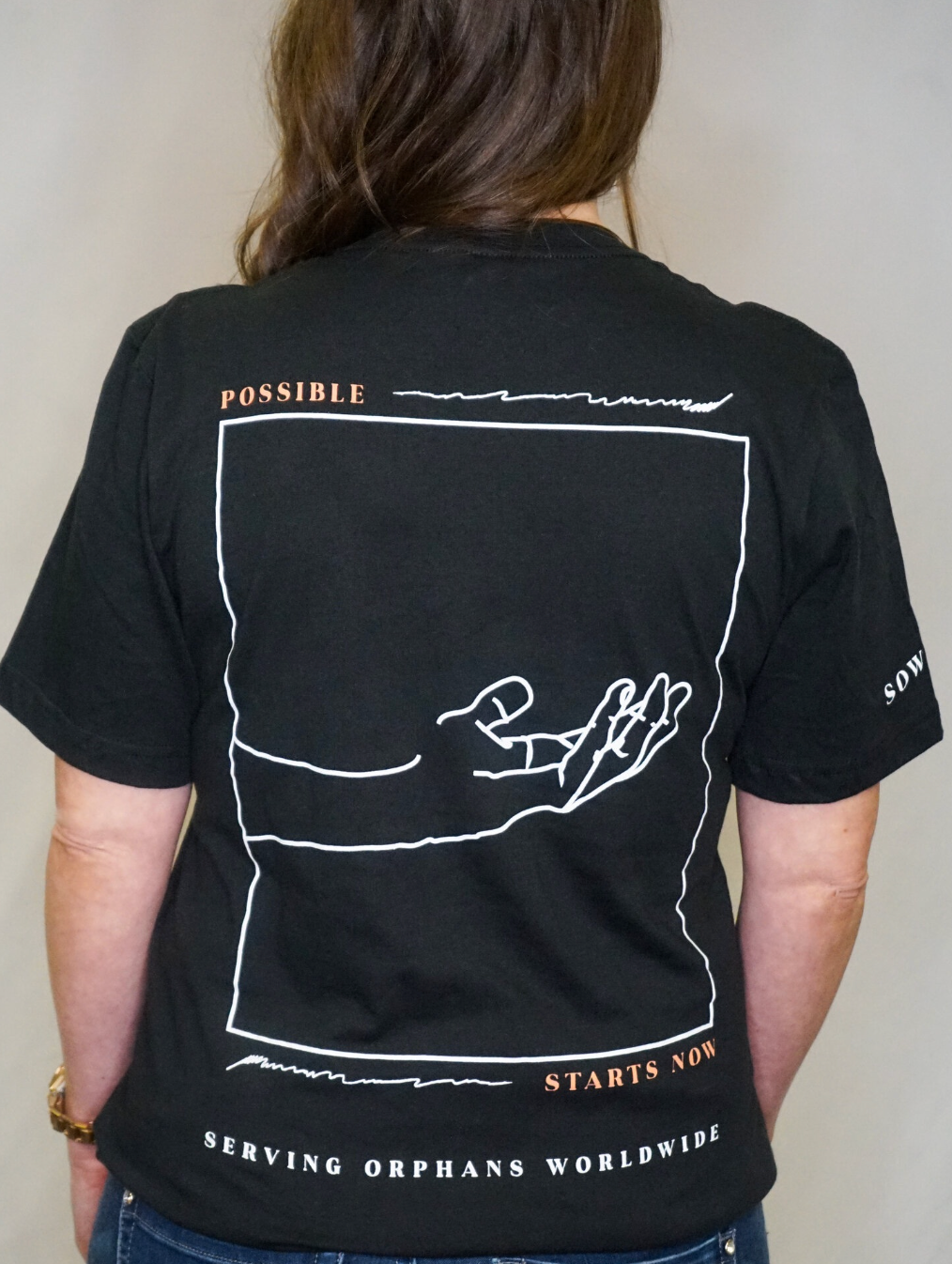 Short Sleeve Possible Starts Now Tee- Black